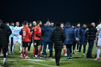 Naguravanje nogometaša Gorice i Rijeke nakon utakmice Naguravanje nogometaša Gorice i Rijeke nakon utakmice