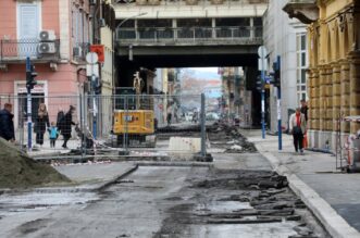 Rijeka: Radovi u Adamićevoj ulici Rijeka: Radovi u Adamićevoj ulici