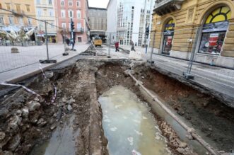 Rijeka: Radovi u Adami?evoj ulici Rijeka: Radovi u Adami?evoj ulici