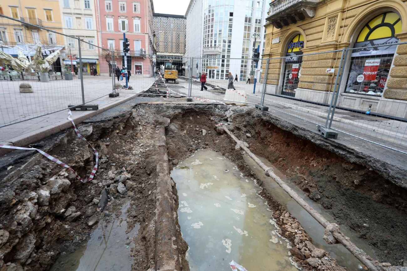 Rijeka: Radovi u Adami?evoj ulici Rijeka: Radovi u Adami?evoj ulici