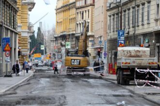Rijeka: Radovi u Adami??evoj ulici Rijeka: Radovi u Adami??evoj ulici