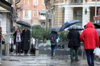 Rijeka: Kišni dan u centru grada Rijeka: Kišni dan u centru grada