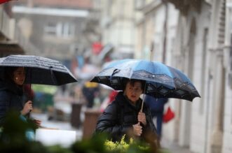 Rijeka: Kišni dan u centru grada Rijeka: Kišni dan u centru grada