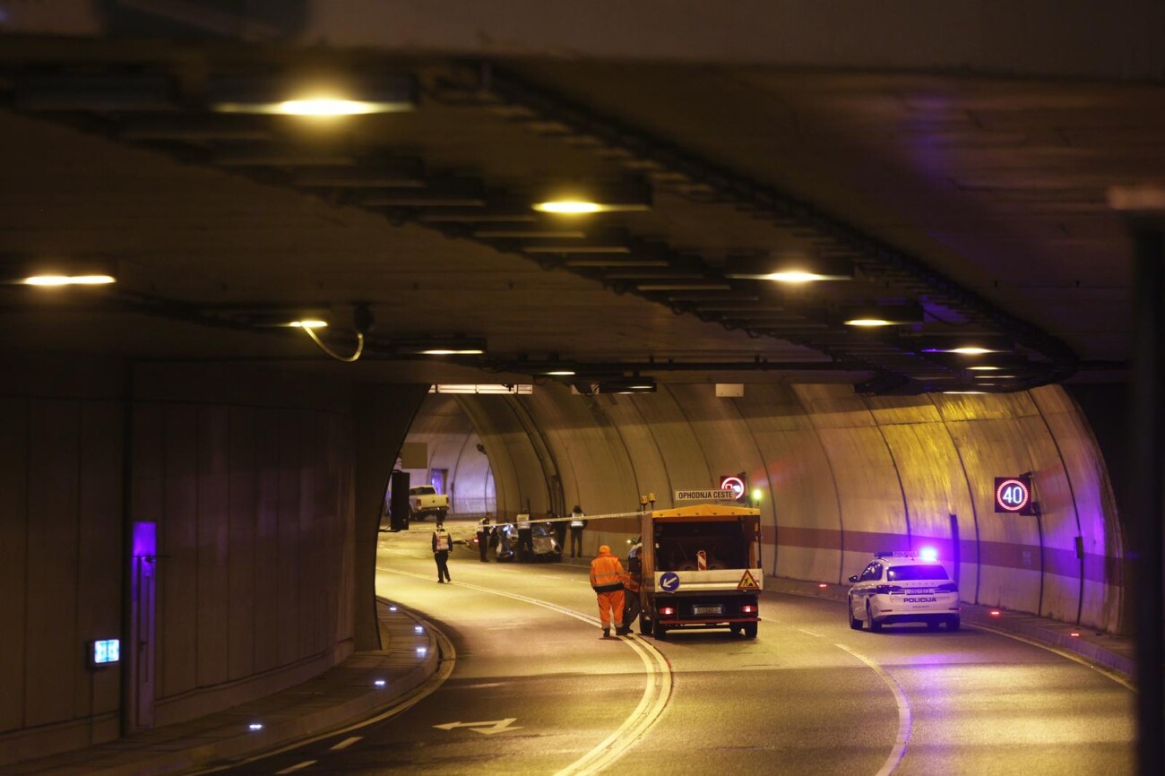 Rijeka: Teška prometna nesreća u tunelu Pećine