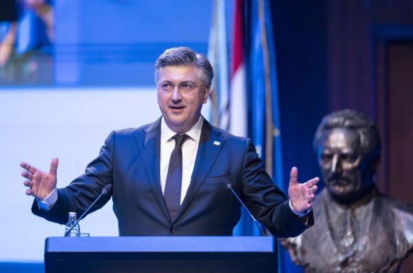 Zagreb: Govor Andreja Plenkovića na 20. Općem saboru HDZ-a u KD Vatroslav Lisinski