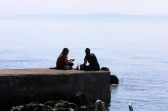 Rijeka: Mnogobrojni Rije?ani na plai Kantrida