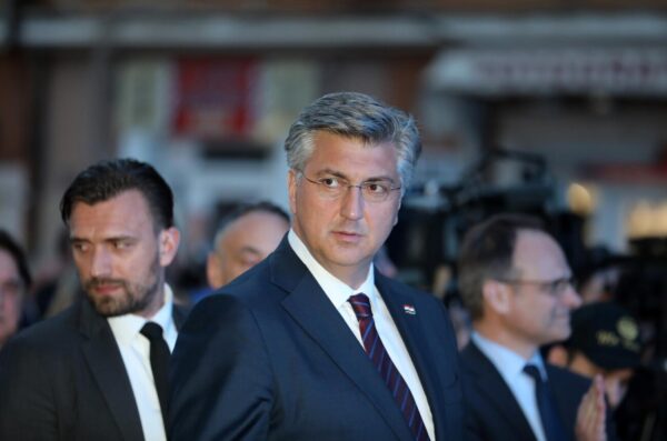Rijeka: Premijer Plenkovi? na predizbornom skupu HDZ-a i koalicijskih partnera