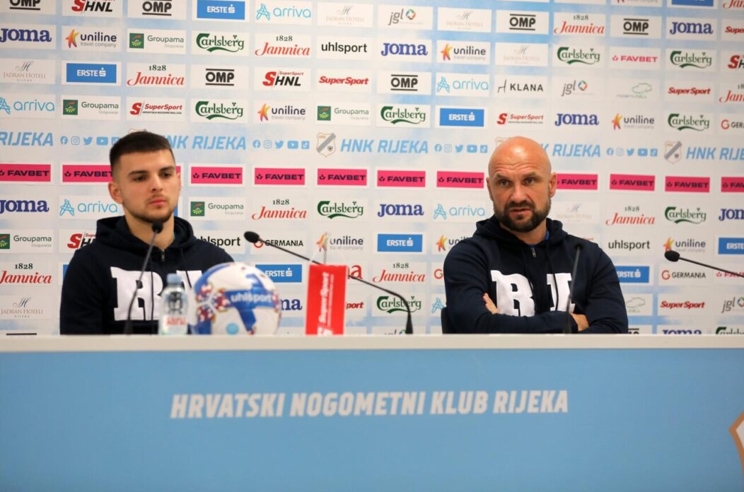 Rijeka: Konferencija trenera HNK Rijeke Sopi??a i igra??a Selahija Rijeka: Konferencija trenera HNK Rijeke Sopi??a i igra??a Selahija