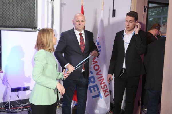Zagreb: Izborna noć u stožeru Domovinskog pokreta