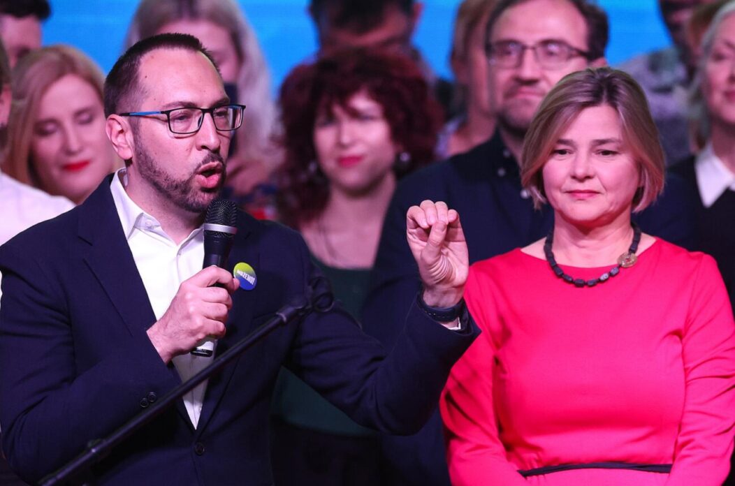 Zagreb: Tomislav Tomašević i Sandra Benčić obratili se okupljenima u Tvornici Zagreb: Tomislav Tomašević i Sandra Benčić obratili se okupljenima u Tvornici