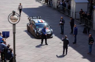 Rijeka: WRC automobili na Korzu izmedu 2 brzinca koja se voze na Platku Rijeka: WRC automobili na Korzu izmedu 2 brzinca koja se voze na Platku
