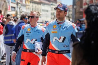 Rijeka: WRC automobili na Korzu izmedu 2 brzinca koja se voze na Platku Rijeka: WRC automobili na Korzu izmedu 2 brzinca koja se voze na Platku