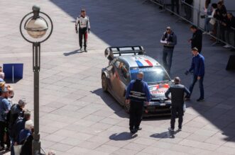 Rijeka: WRC automobili na Korzu izmedu 2 brzinca koja se voze na Platku Rijeka: WRC automobili na Korzu izmedu 2 brzinca koja se voze na Platku
