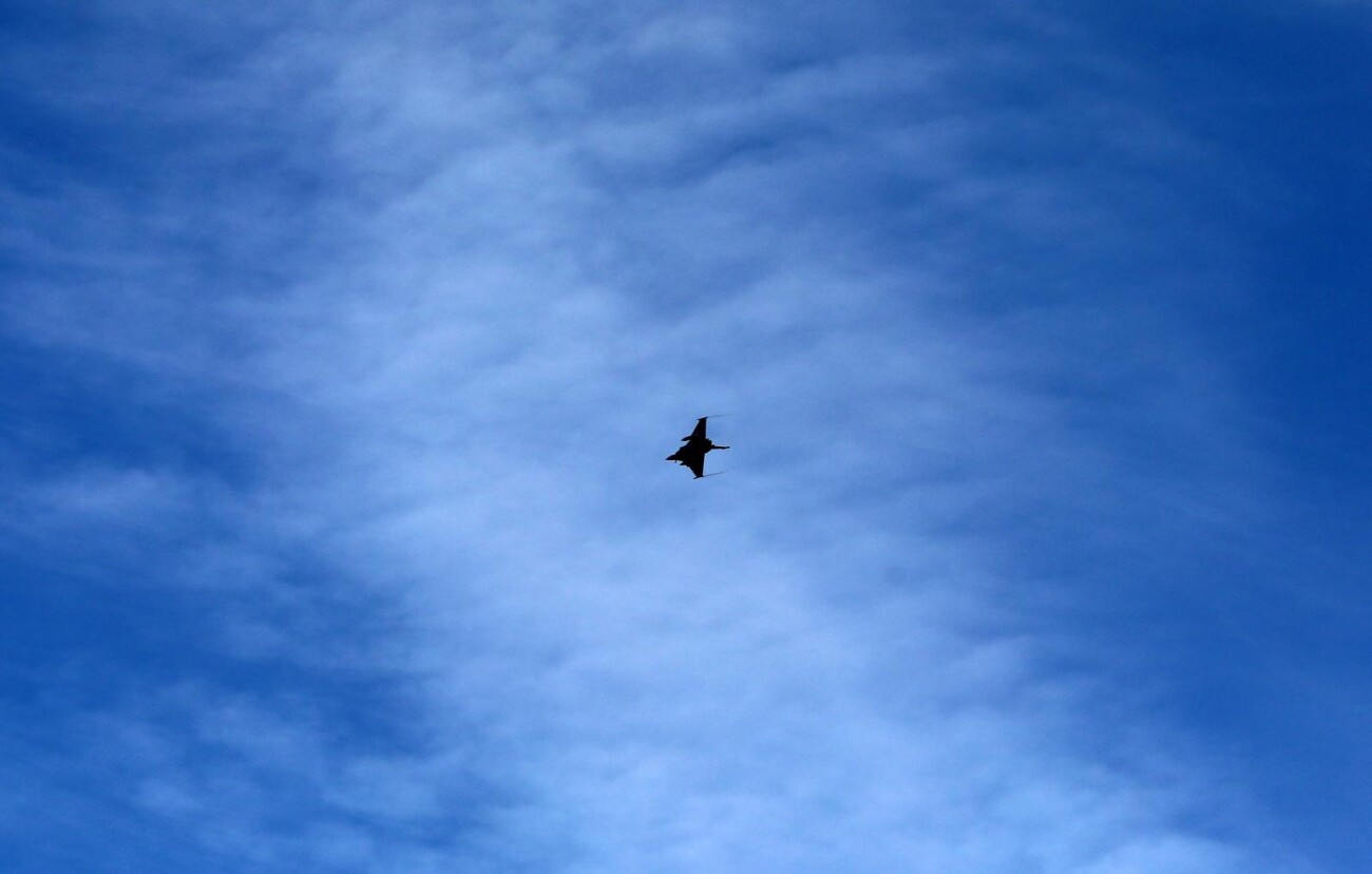 Bakar: Prelet vojnog aviona Rafale Bakar: Prelet vojnog aviona Rafale