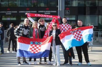 Malmo: Atmosfera ispred dvorane uoči prve polufinalne večeri Eurosonga Malmo: Atmosfera ispred dvorane uoči prve polufinalne večeri Eurosonga