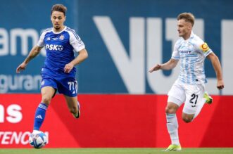 Zagreb: Susret Dinama i Rijeke u prvoj utakmici finala SuperSport Hrvatskog nogometnog kupa Zagreb: Susret Dinama i Rijeke u prvoj utakmici finala SuperSport Hrvatskog nogometnog kupa