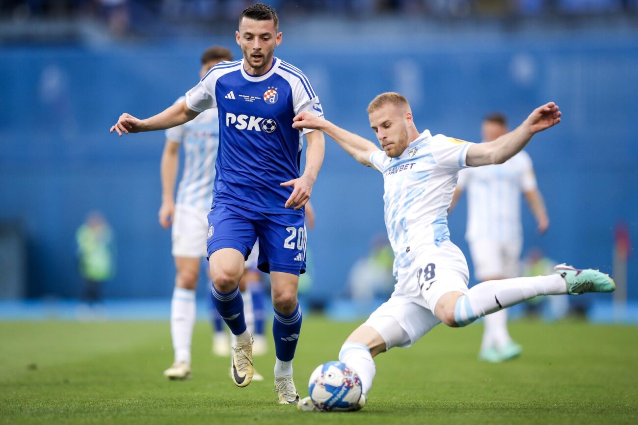 Zagreb: Susret Dinama i Rijeke u prvoj utakmici finala SuperSport Hrvatskog nogometnog kupa Zagreb: Susret Dinama i Rijeke u prvoj utakmici finala SuperSport Hrvatskog nogometnog kupa