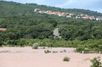 Veliki potop na otoku Krku, pala rekordna količina kiše Veliki potop na otoku Krku, pala rekordna količina kiše