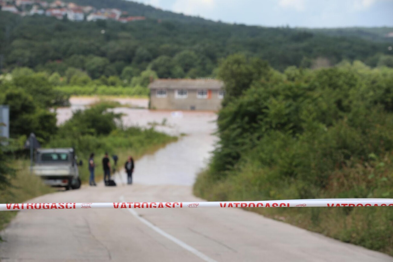 Veliki potop na otoku Krku, pala rekordna koli?ina kie Veliki potop na otoku Krku, pala rekordna koli?ina kie
