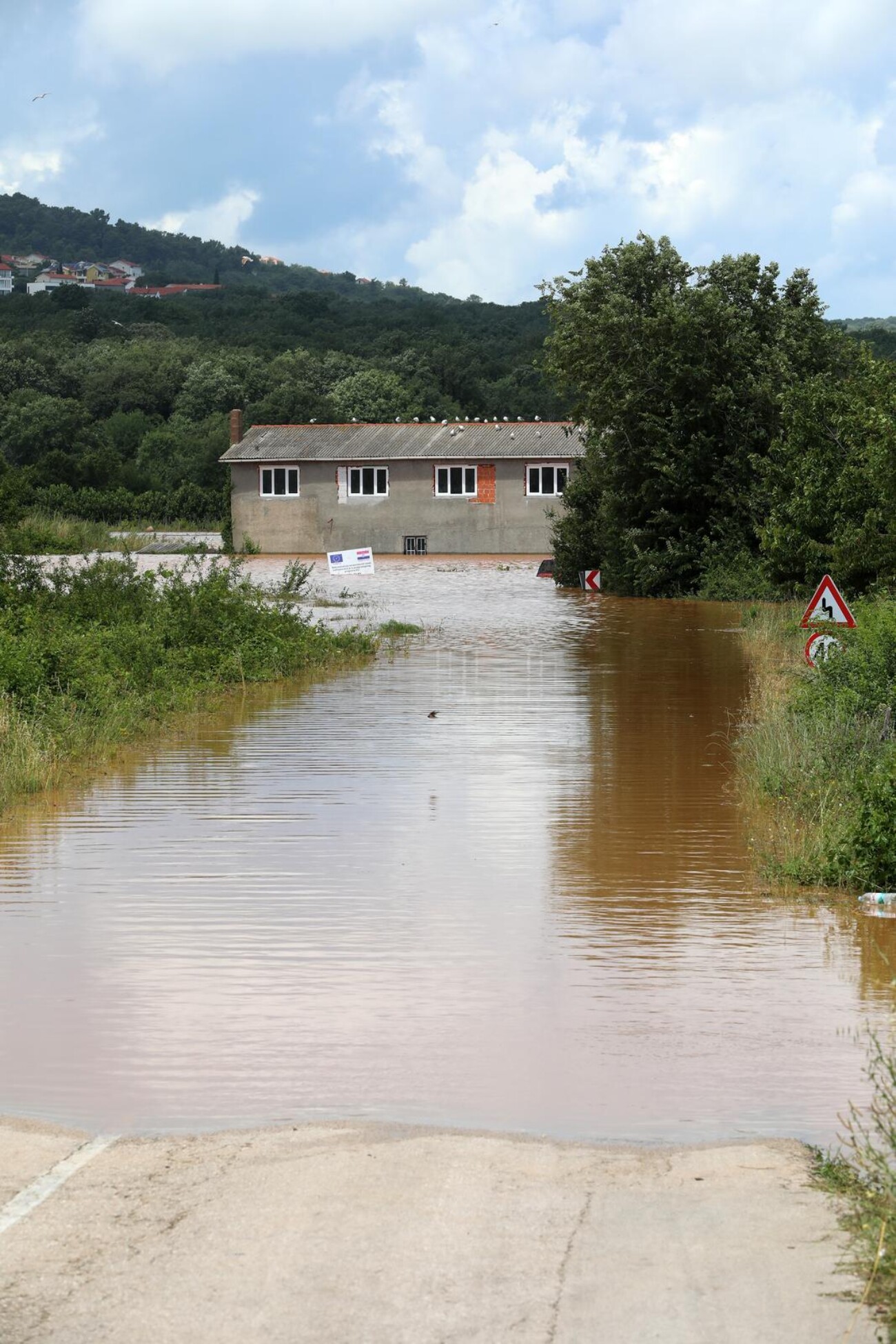 Veliki potop na otoku Krku, pala rekordna količina kiše Veliki potop na otoku Krku, pala rekordna količina kiše