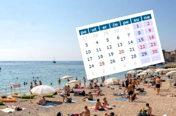 kalendar produženi vikend