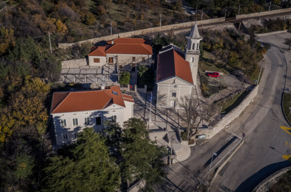 kostrena kuća pomoraca Pogled iz zraka