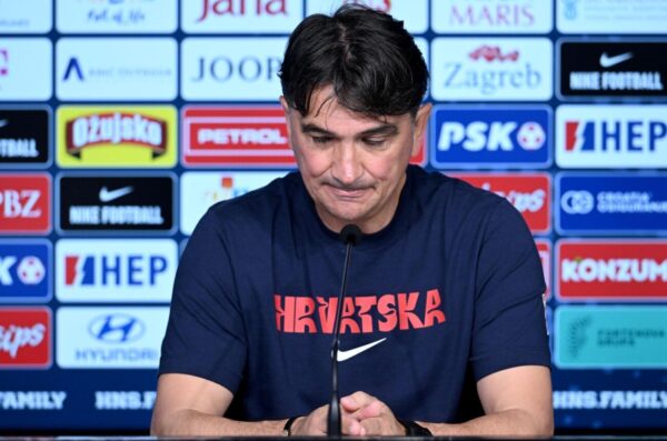Neuruppin: Konferencija za medije izbornika Zlatka Dalića dan nakon poraza od Španjolske