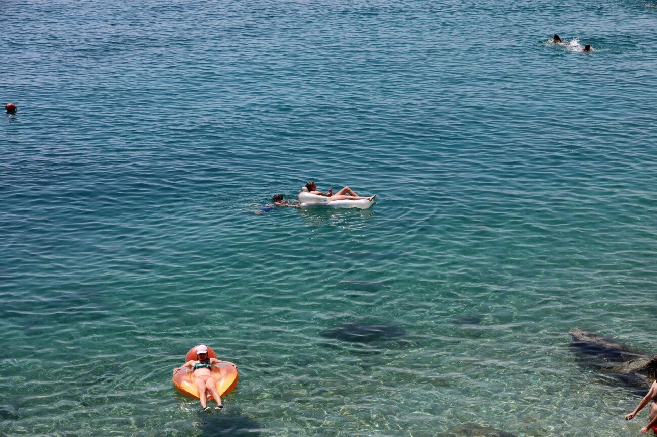 Kostrena: Plaža Nova voda puna kupača