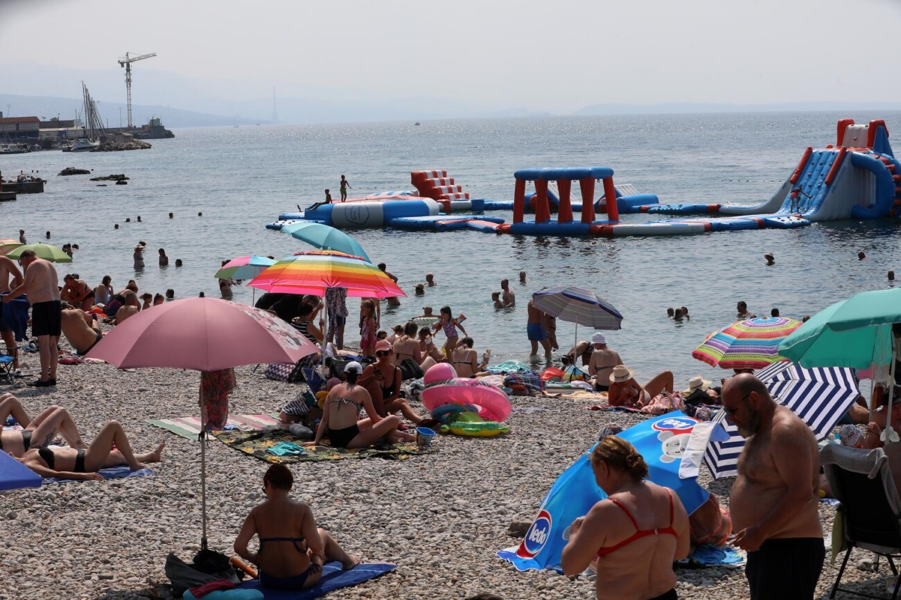 Rijeka: Mravinjak na plaži pod stadionom na Kantridi Rijeka: Mravinjak na plaži pod stadionom na Kantridi