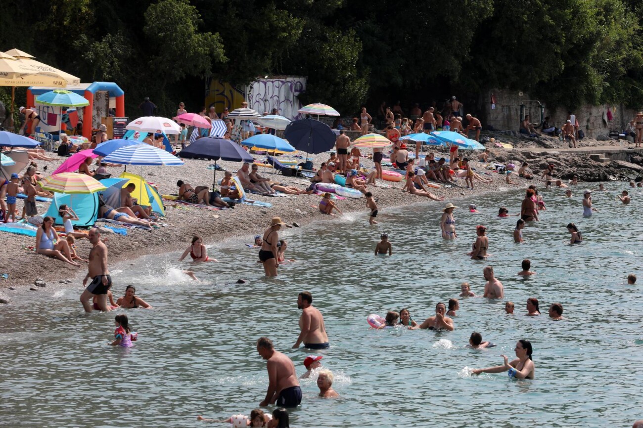 Rijeka: Mravinjak na plaži pod stadionom na Kantridi Rijeka: Mravinjak na plaži pod stadionom na Kantridi