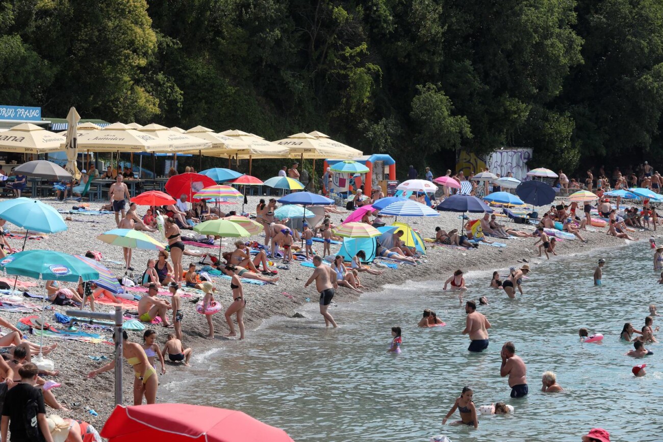 Rijeka: Mravinjak na plaži pod stadionom na Kantridi Rijeka: Mravinjak na plaži pod stadionom na Kantridi
