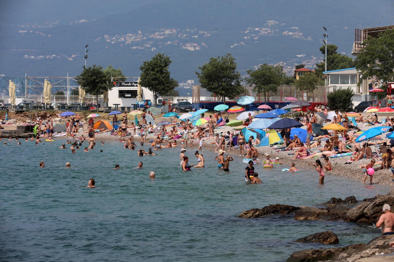 Rijeka: Mravinjak na plaži pod stadionom na Kantridi Rijeka: Mravinjak na plaži pod stadionom na Kantridi