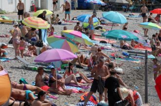 Rijeka: Mravinjak na plaži pod stadionom na Kantridi Rijeka: Mravinjak na plaži pod stadionom na Kantridi