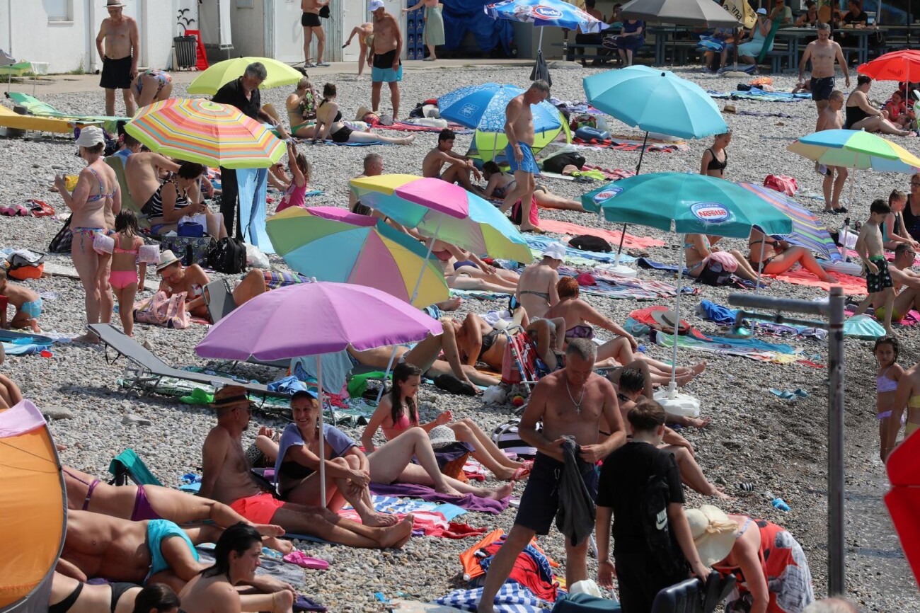 Rijeka: Mravinjak na plaži pod stadionom na Kantridi Rijeka: Mravinjak na plaži pod stadionom na Kantridi