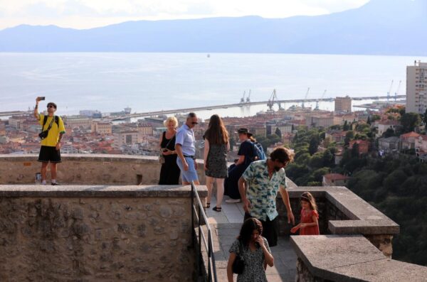 Rijeka: Turisti na Trsatskoj gradini