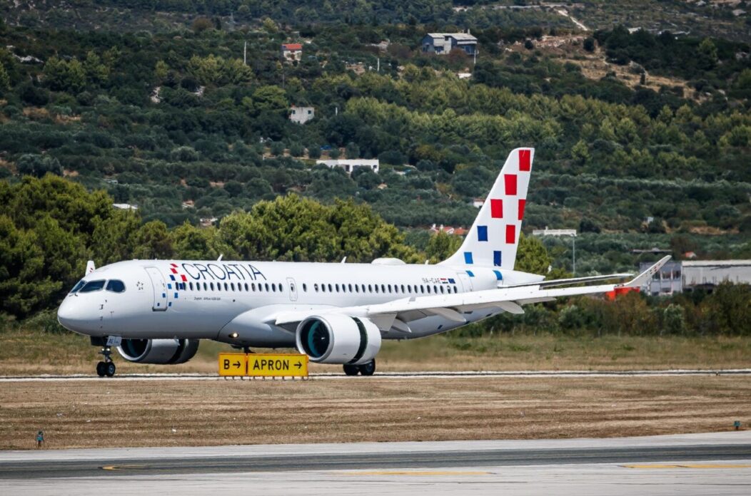 Kaštel Štafilić: Doček novog aviona u floti Croatia Airlinesa Airbus A220 na redovnoj liniji Zagreb – Split Kaštel Štafilić: Doček novog aviona u floti Croatia Airlinesa Airbus A220 na redovnoj liniji Zagreb – Split