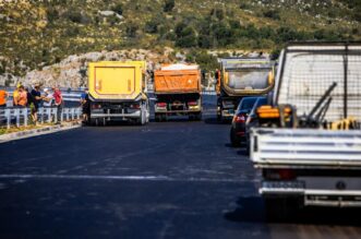 Čapljina: Kamioni testirali most “Hercegovina” na dionici Počitelj – Zvirovići Čapljina: Kamioni testirali most “Hercegovina” na dionici Počitelj – Zvirovići