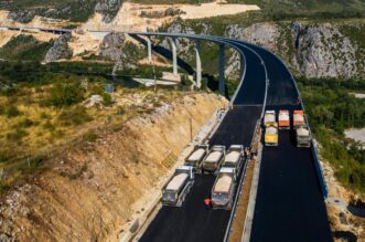 Čapljina: Kamioni testirali most “Hercegovina” na dionici Počitelj – Zvirovići Čapljina: Kamioni testirali most “Hercegovina” na dionici Počitelj – Zvirovići