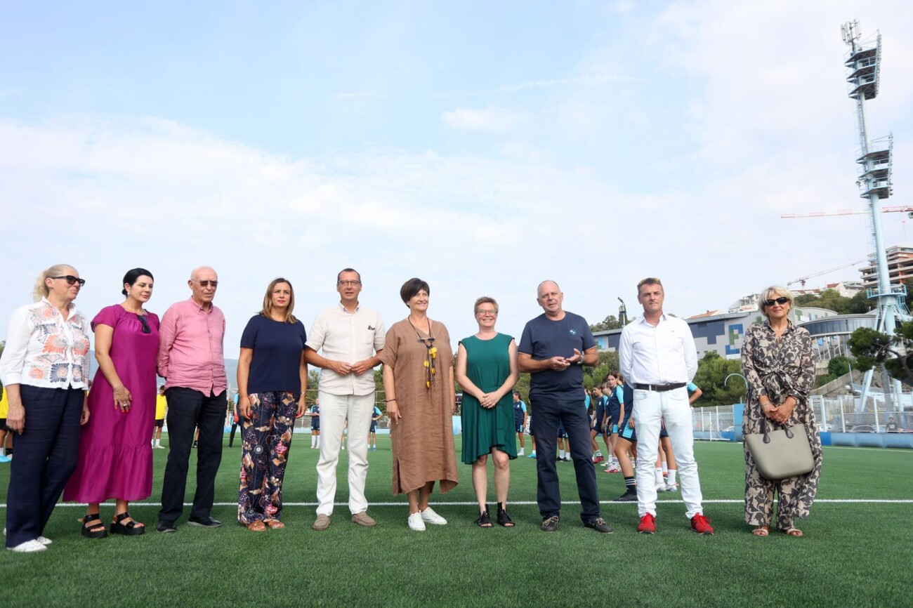 Rijeka: Obilazak uređenog pomoćnog igrališta stadiona Kantrida Rijeka: Obilazak uređenog pomoćnog igrališta stadiona Kantrida