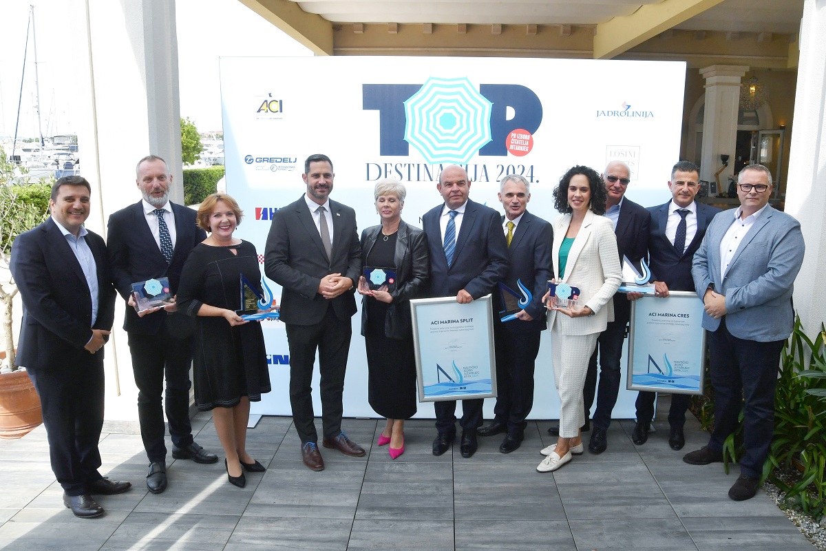 Cres, 16.09.2024 – Dodjela nagrada Nauticko jedro i Top destinacija za 2024. godinu