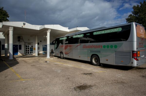 Autobusni kolodvor u gradu Krku