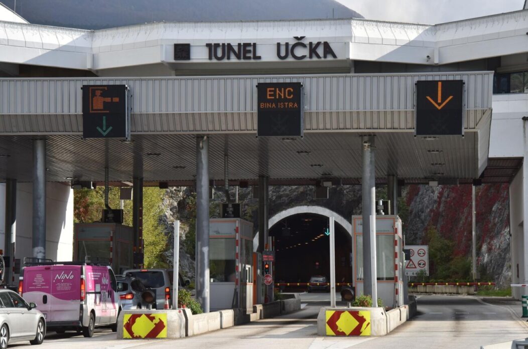 Tunel Učka, ulaz sa istarske strane Tunel Učka, ulaz sa istarske strane