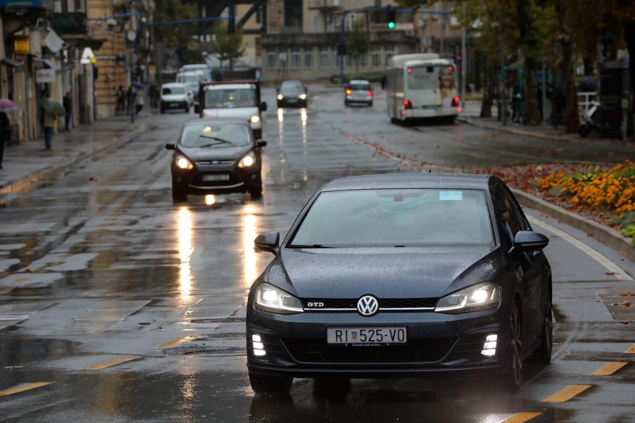 Rijeka: Kišni dan u centru grada Rijeka: Kišni dan u centru grada