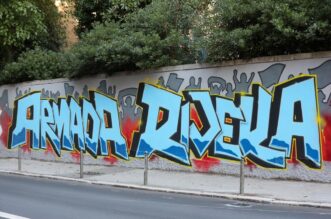 Rijeka: Novi mural Armade na zidu u ulici Pomerio Rijeka: Novi mural Armade na zidu u ulici Pomerio