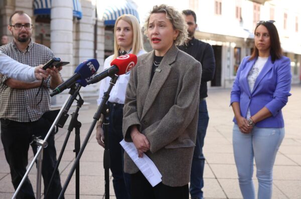 Rijeka: Ivana Kekin i Morena Lekan održale konferenciju za medije