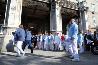 Rijeka: trajk medicinskih djelatnika u KBC-u Rijeka Rijeka: trajk medicinskih djelatnika u KBC-u Rijeka