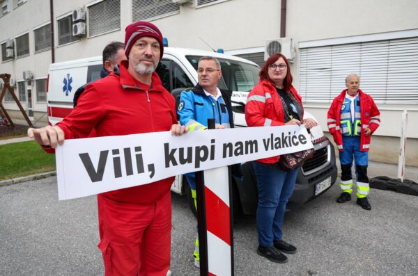 Krapina: Štrajk djelatnika Saniteta Krapinsko-zagorske županije