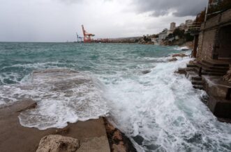 Rijeka: Jako jugo na moru pred Rijekom Rijeka: Jako jugo na moru pred Rijekom