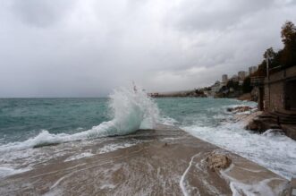 Rijeka: Jako jugo na moru pred Rijekom Rijeka: Jako jugo na moru pred Rijekom