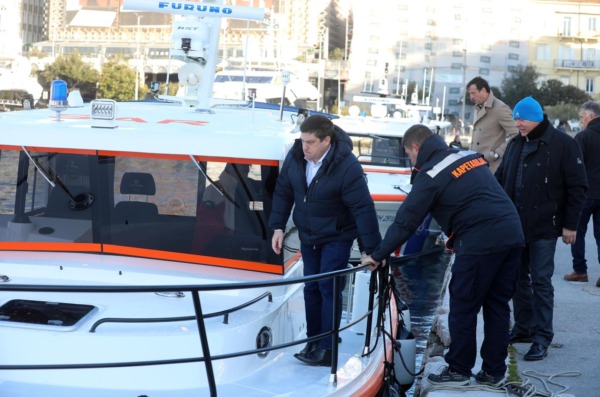 Rijeka: Ministar Butkovi? na primopredaji tri nove brodice za Lu?ke kapetanije Pula, Rijeka i Senj